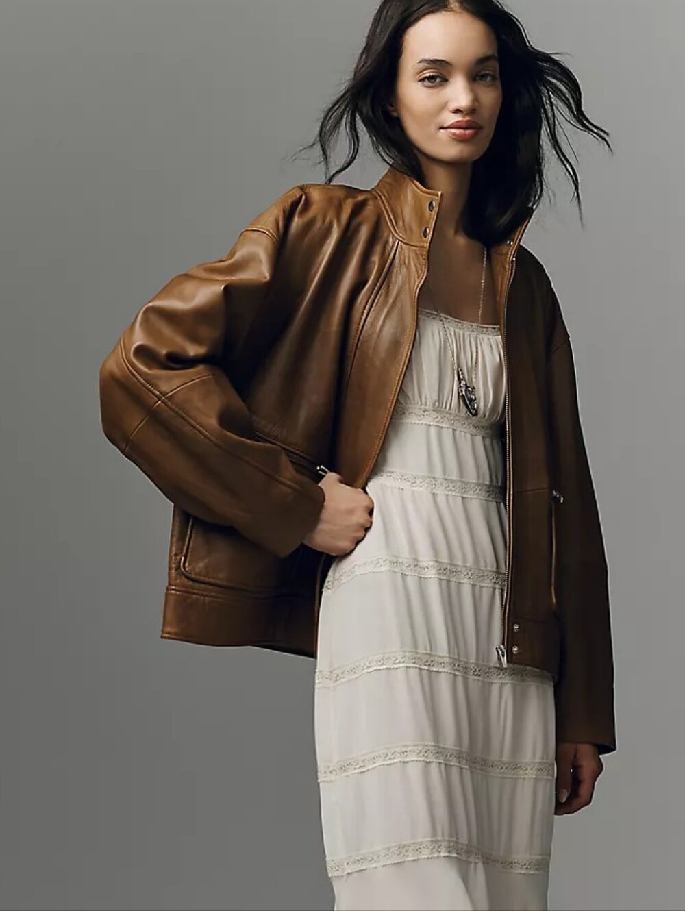 Reformation x Veda Harrison Leather Jacket, L, Topanga Canyon - Picture 5 of 7